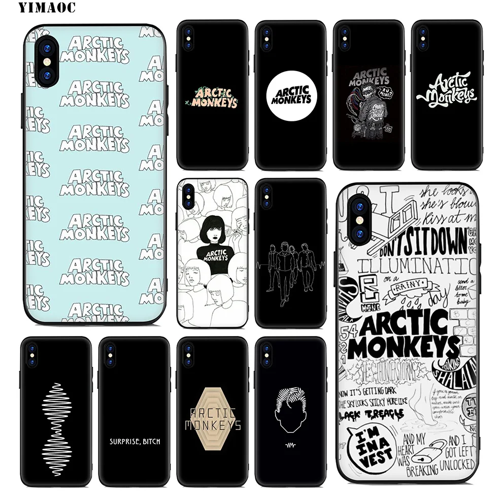 Мягкий силиконовый чехол YIMAOC ARCTIC MONKEYS для iPhone 11 Pro Xr Xs Max X или 10 8 7 6 6S Plus 5 5S SE |