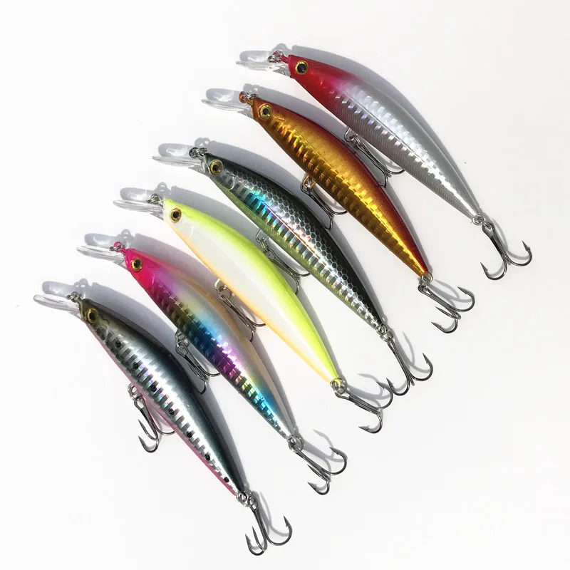 6 шт. очаровательных искусственных Блесен для морской рыбалки 9 см 25 г | Спорт и