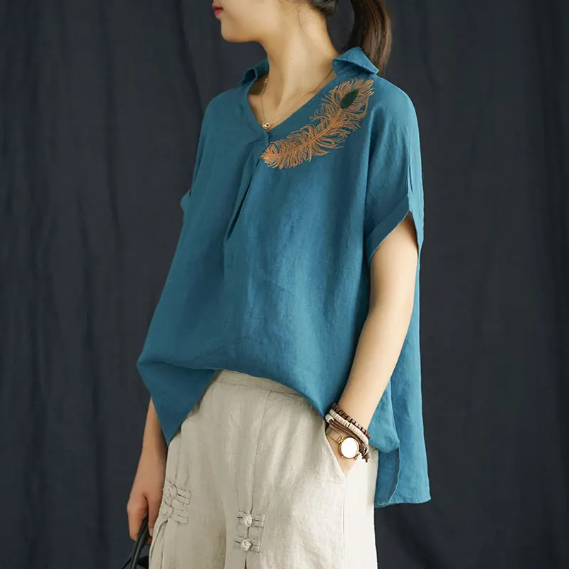 F &amp je летняя стильная женская футболка большого размера свободная с рукавами