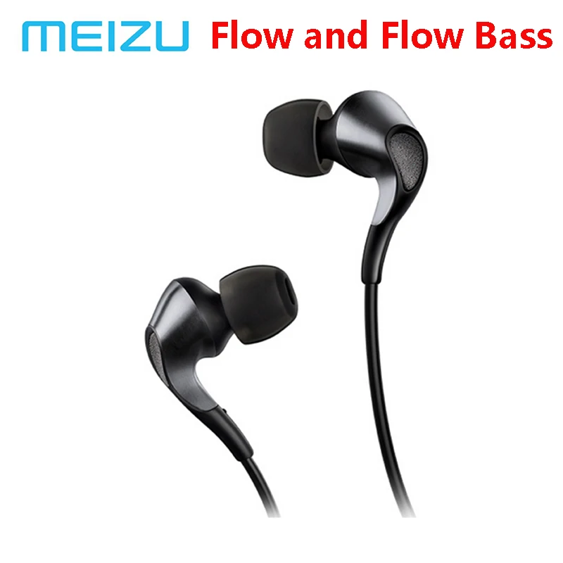 Meizu Flow Bass Наушники тройной драйвер наушники-вкладыши HIFI гибридные наушники с микрофоном пульт дистанционного управления для телефонов Meizu pro7 Plus