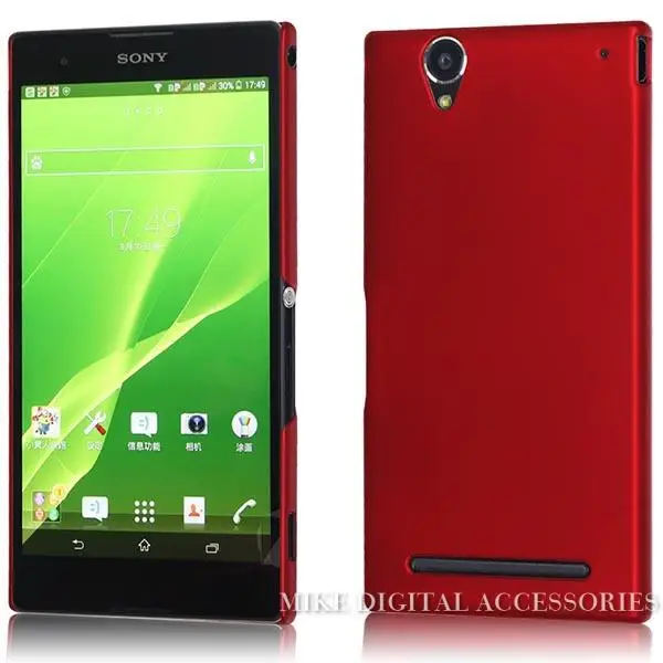 New High Quality Multi Colors Luxury Rubberized Matte Hard Phone Case Cover For Sony Xperia T2 Ultra |