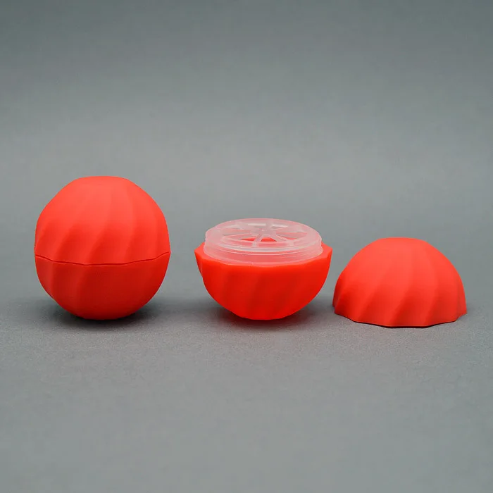Цвет 7 г пустые банки для мяч Форма Пластик бальзам для губ Lip Stick бутылка DIY косметической упаковки бутылок 20 шт./лот p111