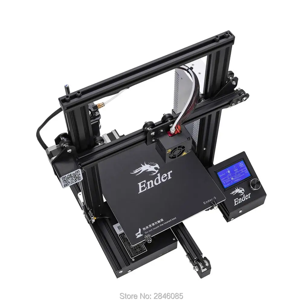 3D принтер CREALITY Printer Ender 3/Ender 3X улучшенное закаленное стекло V слот функция