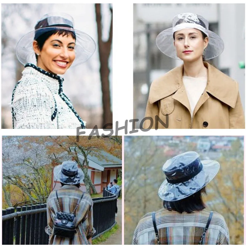 [HATLANDER] Модные прозрачные шляпы с солнцезащитным козырьком для женщин стильная