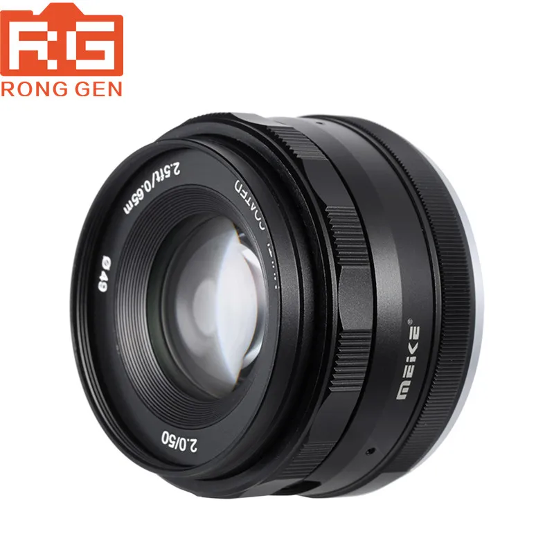 Объектив MEIKE F2.0 Prime 50 мм ручная фокусировка объектив для камеры Sony E Mount NEX3 NEX5 NEX6 ILDC