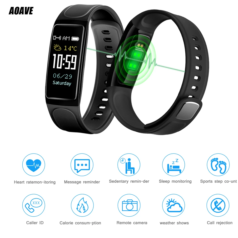 C7s color screen smart bracelet Bluetooth waterproof multi-function sports watch health reminder | Электроника