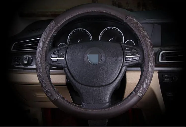 Кожа автомобилей руль наборы эргономичный дизайн массаж рук для повышения