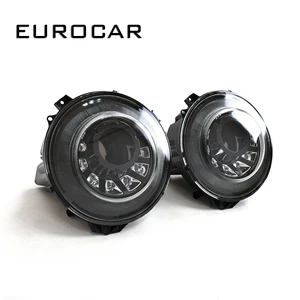 A set На весь год G-CLASS W463 G63/G65/G55/G500 Mansory Головной фонарь, черный или белый, ксенон, светодиодный - Цвет: A set