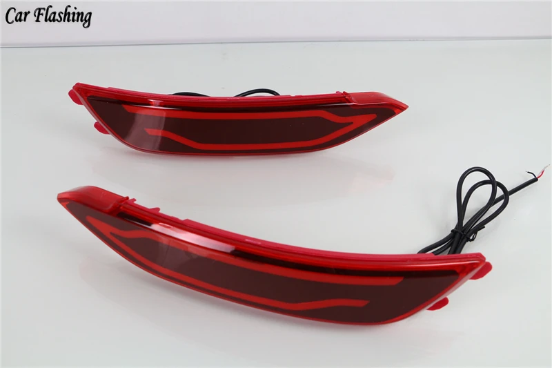 2 шт. для hyundai tucson 2015 2016 2017 2018 2019 2020 автомобильный Светодиодный отражатель задний
