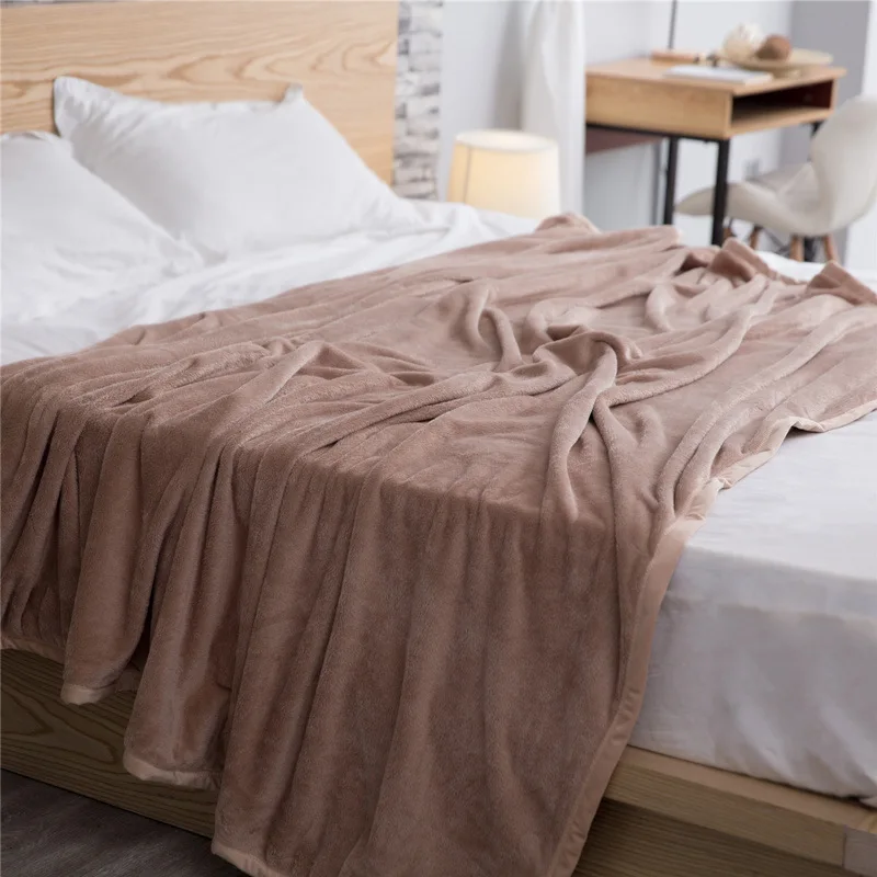 Beroyal Brand Throw Blanket - 100% Polyester Super Soft Fleece Sofa Travel Blankets Adult for Beds 200*230cm | Дом и сад