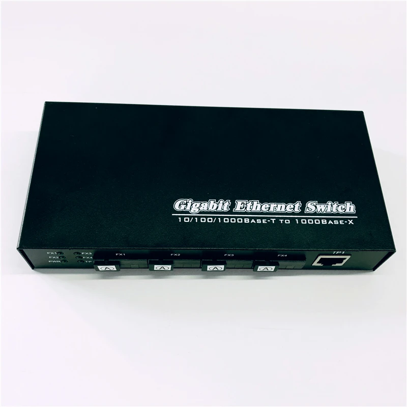 Коммутатор Gigabit Ethernet промышленного класса 4 порта 1 25 ГГц волоконно оптический