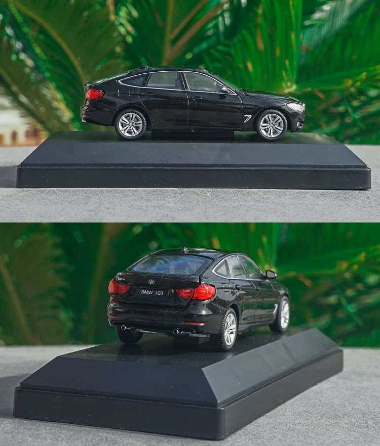 Оригинальная фабричная 1:43 B MW 3 серии GT игрушечная машинка из сплава, игрушки для детей, литая под давлением модель автомобиля, подарок на день рождения