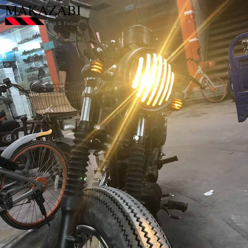 Фара мотоциклетная галогенная передняя 12 В для CG125 GN125 CB CL YAMAHA SUZUKI CAFE RACER BOBBER| |