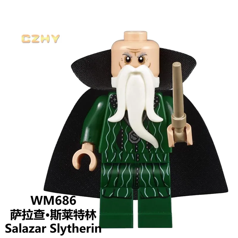 WM686 Серия Harri Potters проф. Строительные блоки Снейп ХОХ Хагрид Добби Moody Quirrell Filch Волдеморт игрушки для детей WM6059 - Цвет: WM686