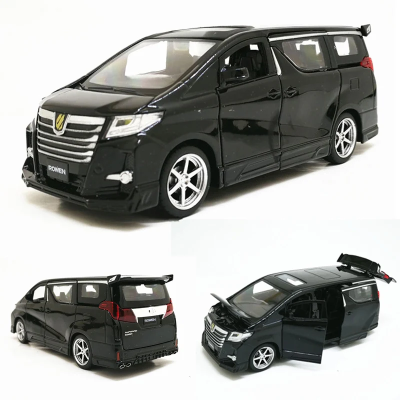 Модель автомобиля Toyota Alphard MPV высокой симметричности 1:32 модель 4 из сплава