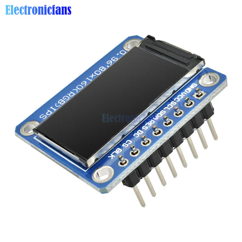 Ips 0,96 дюймов 80X160 ips SPI HD 65K lcd полноцветный дисплей lcd модуль ST7735 Привод IC 80*160 3,3 V SPI интерфейс(не OLED