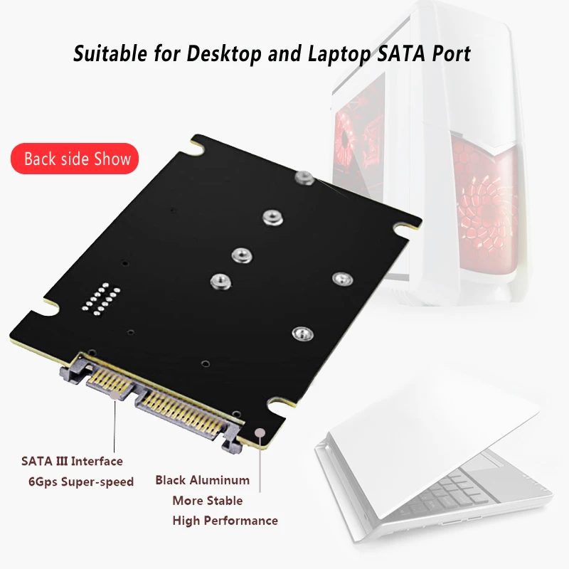 Все 2 в 1 mSATA SATA NGFF(M.2) SATA3 конвертер/адаптер с поддержкой mSATA/M.2 NGFF SSD твердотельный
