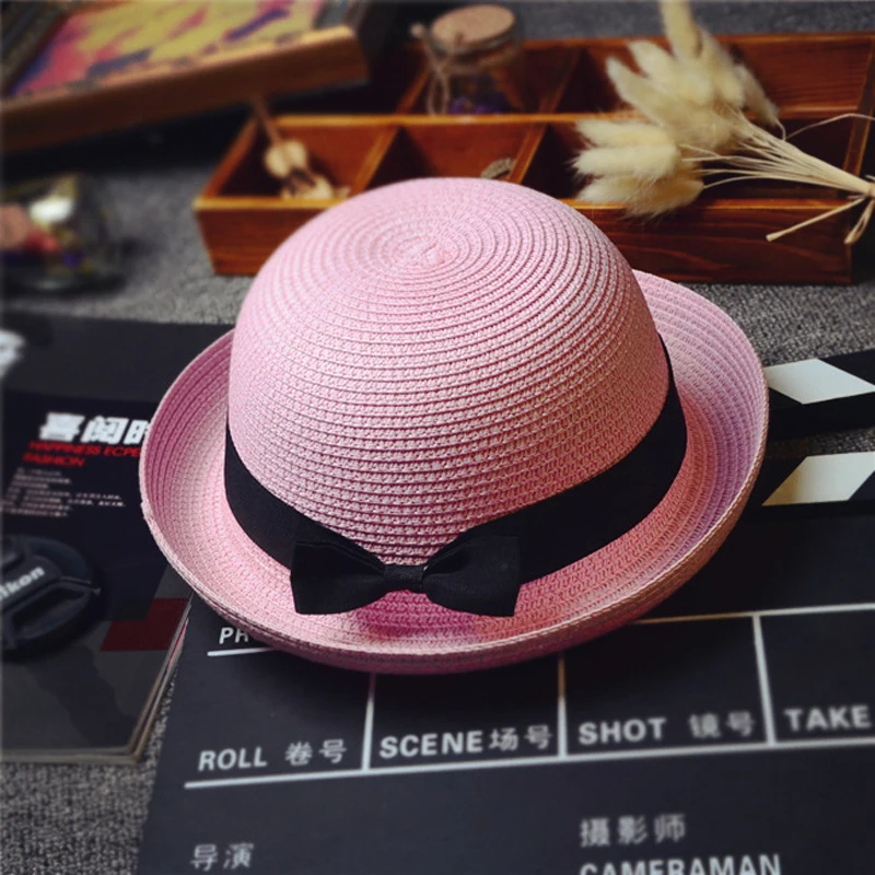 Соломенная шляпа с бантом женская цвет в ассортименте | Аксессуары для одежды