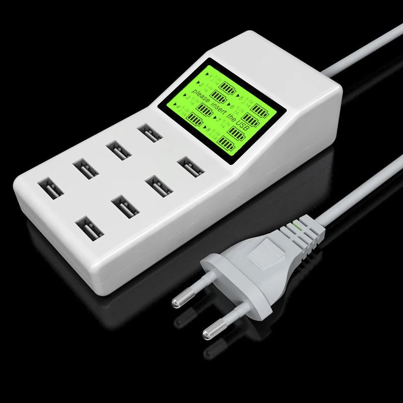Leebote 8 портов USB зарядное устройство 40 Вт многопортовый USB адаптер питания универсальная USB розетка настенное настольное зарядное устройство для мобильного телефона MID MP5