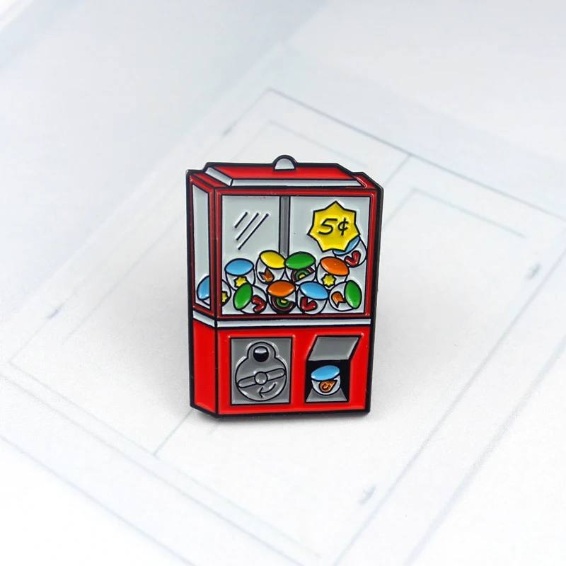 Эмалированная брошка для игрового аппарата игровой автомат С Рисунком Тигра