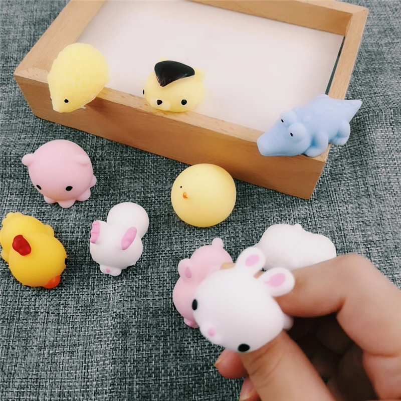 10/20/40 шт Мини Моти замедлить рост мягкие игрушки Kawaii Животные мягкие Panda телефон ремни малыш Подарки Игрушка для снятия стресса вечерние пользу
