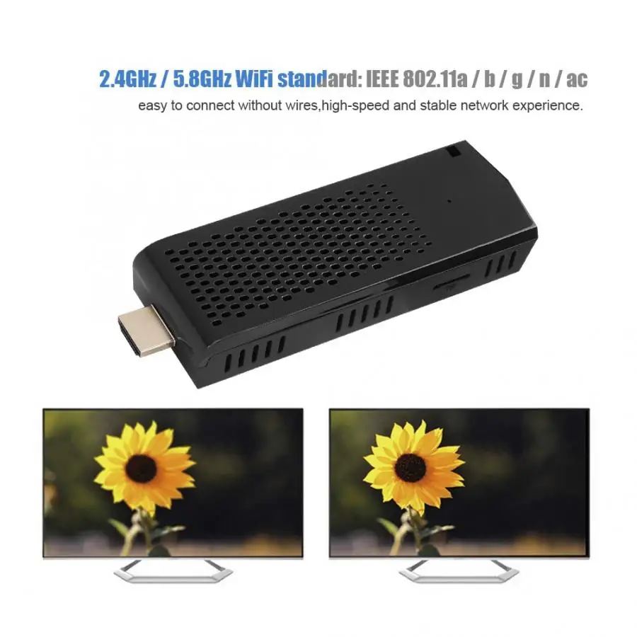 T6 Z8350 Портативный 4G+ 64G двухдиапазонный Wifi+ BT Мини ПК компьютер для Windows10