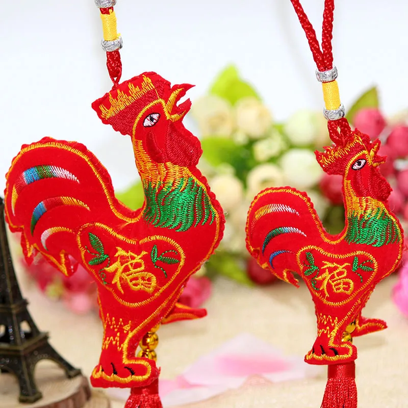 20 ШТ. 2017 новый год Зодиака талисман саше Новый Год Золотой Петух Рождественский