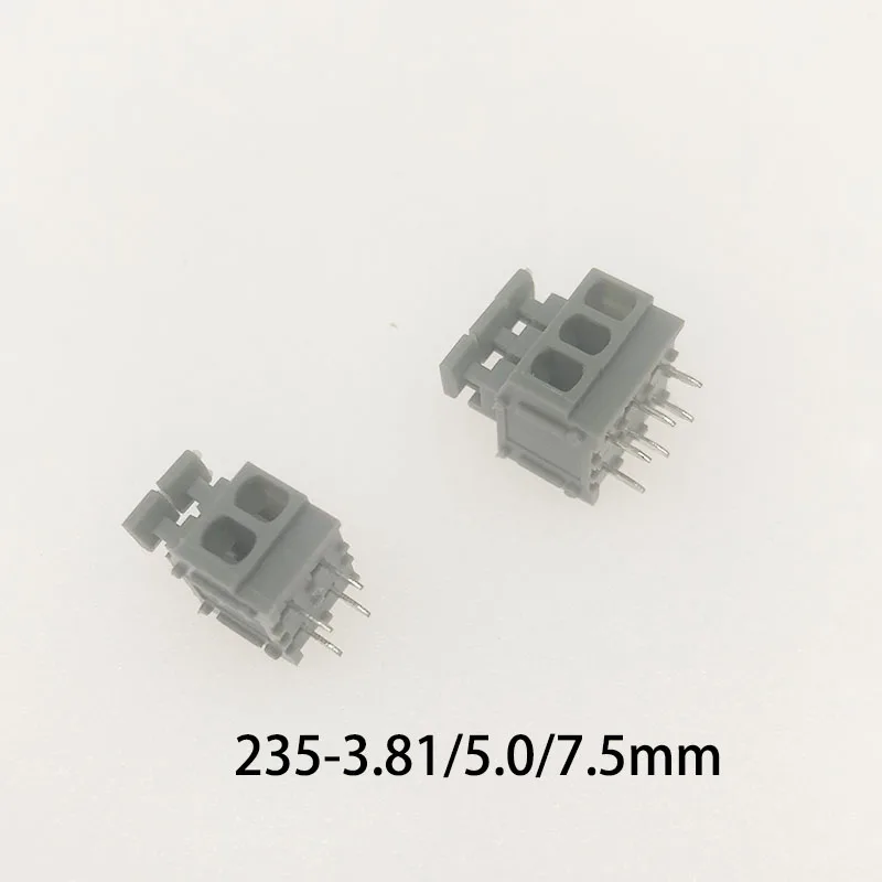 5 шт./лот 235 3 81/5 0/7 мм пружинный Тип быстрой проводки PCB Клеммная колодка