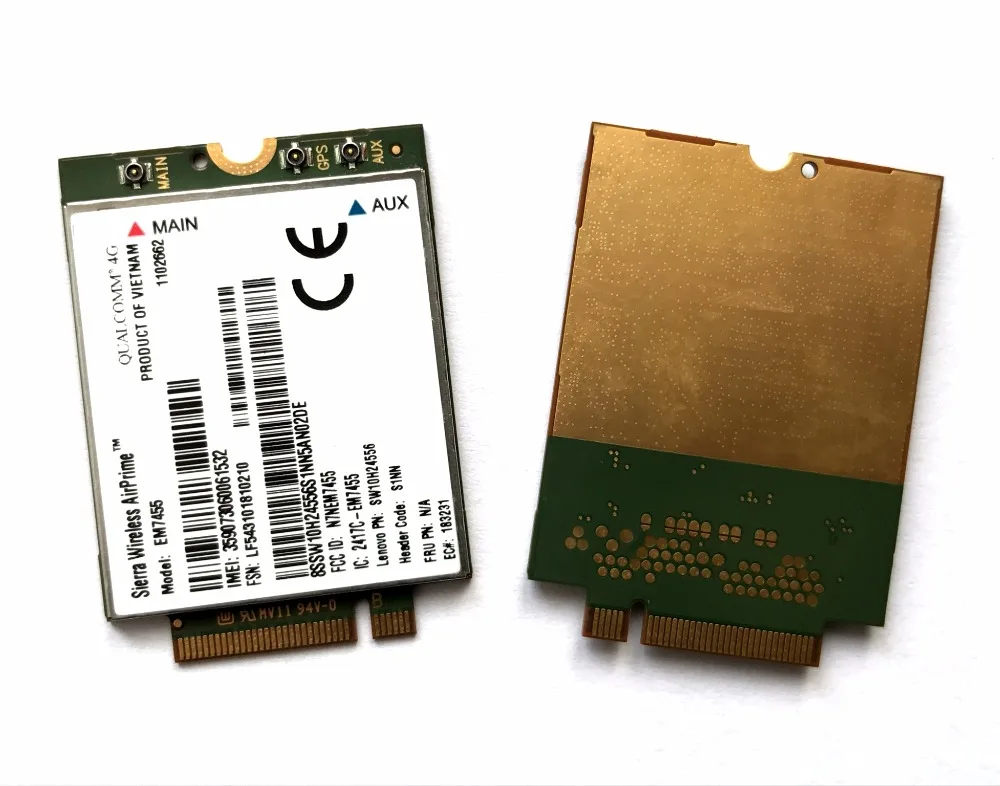 EM7455 FDD/TDD LTE Cat6 4G модуль карта для ноутбука ThinkPad P50 P50S P40 Yoga L460 T460 T460P T460S|lte fdd|card cardcard
