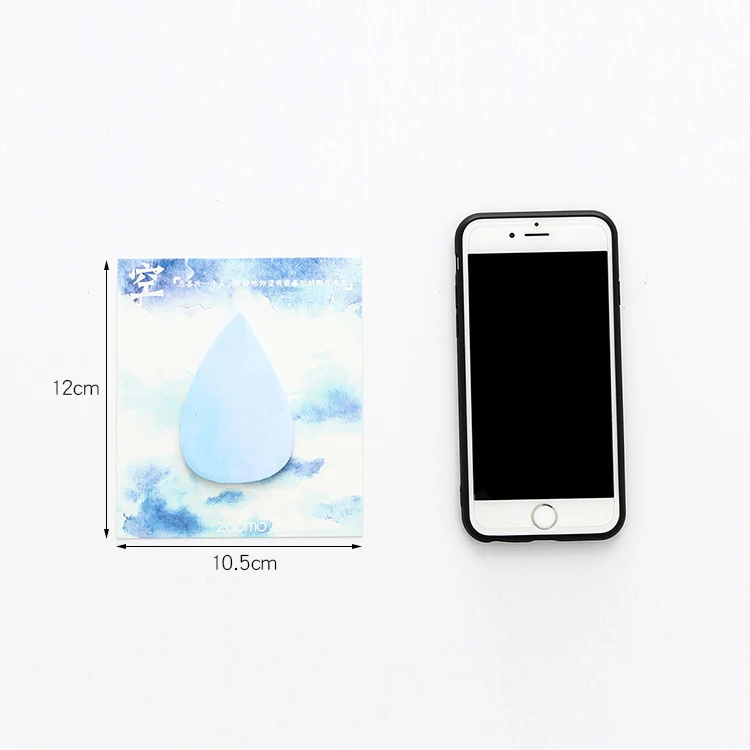 Милые кавайные красочные радужные облачные блокноты Липкие заметки наклейки