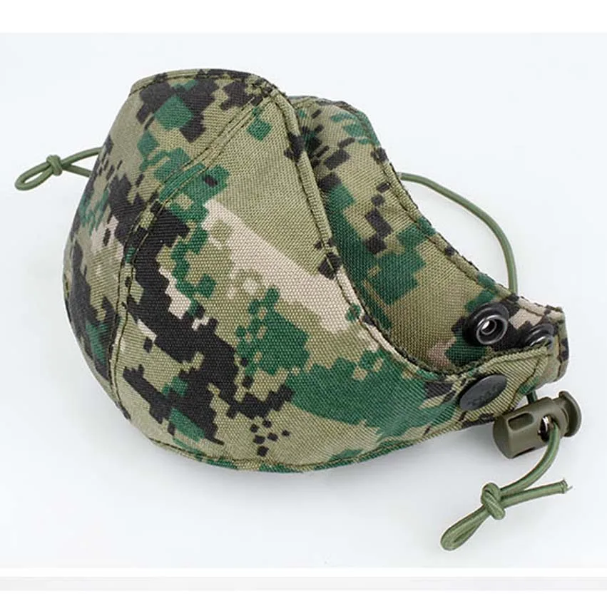 TMC Регулируемый Cordura Половина лица Ma sk тактическое Защитное снаряжение Лесной Камуфляж Ma sk