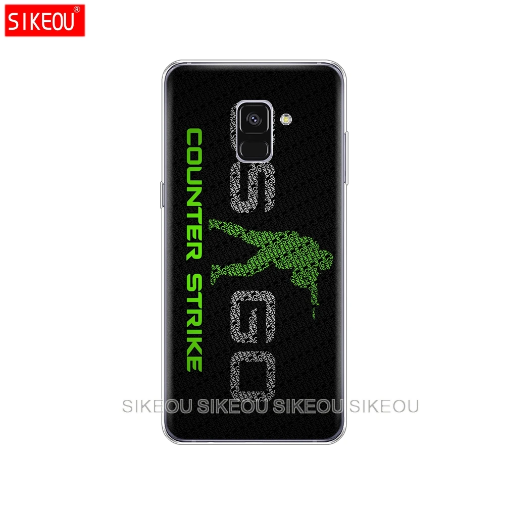 Силиконовый чехол для телефона Samsung Galaxy A8 2018 A3 A310 A5 A510 A7 2016 2017 Counter Strike cs go |