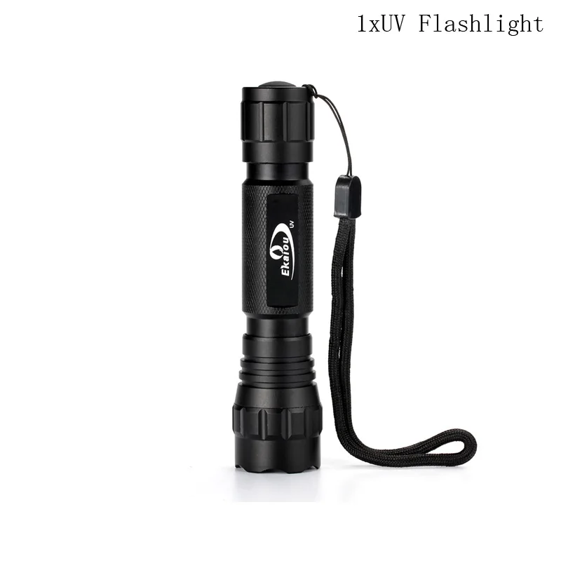 

Ekaiou портативный ультрафиолетовый фонарик WF-501B черного цвета