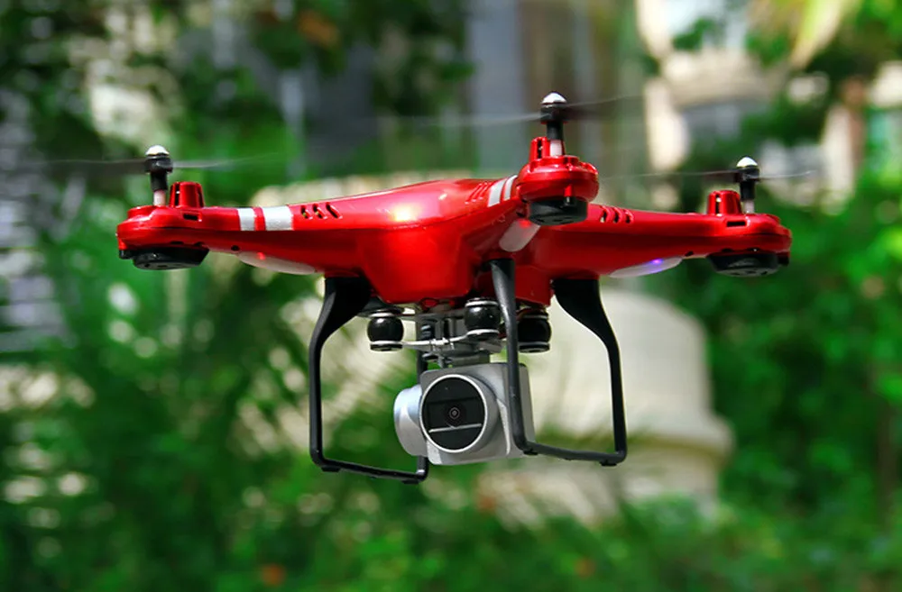 Квадрокоптер HR SH5HD 2 4G 4CH 6-осевой гироскоп WiFi FPV Дрон с широкоугольным объективом 170