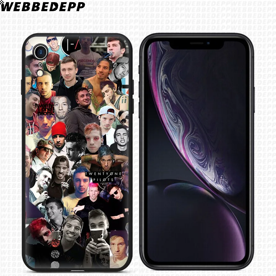 Мягкий силиконовый чехол Twenty One Pilots 21 для iPhone 11 Pro Xr Xs Max X или 10 8 7 6 6S Plus 5 5S SE Case |