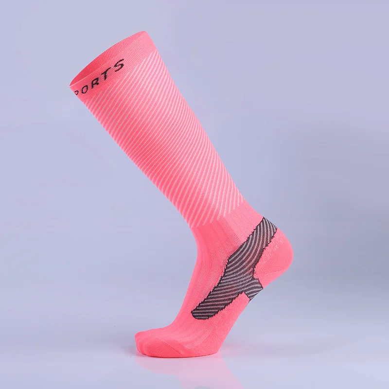 Professional Compression Soccer Socks Long Stocking Knee High Breathable Quick Dry Running Volleyball Basketball Men Women | Спорт и