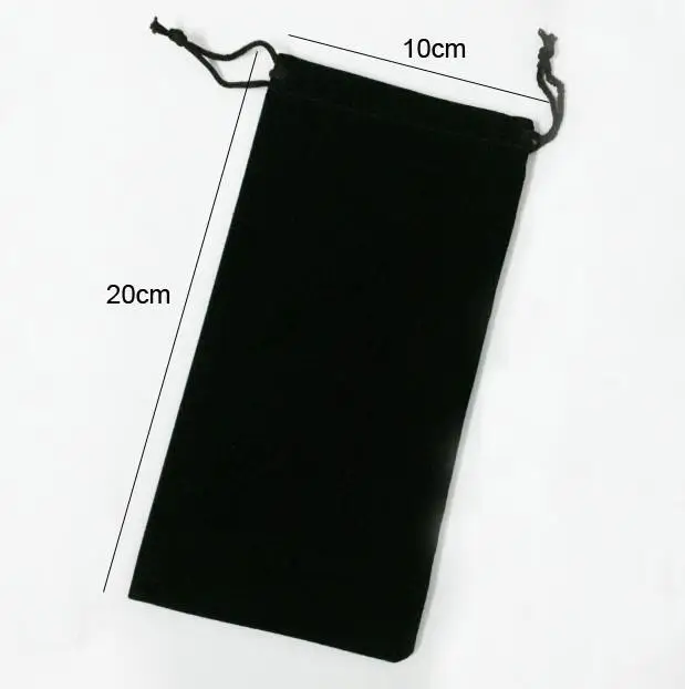 

Hot Sellings 10x20cm Black/Red/Rose/Blue/Beige/Brown Drawstring Velvet Pouch Bag Christmas Valentiones Gift Packaging Bags