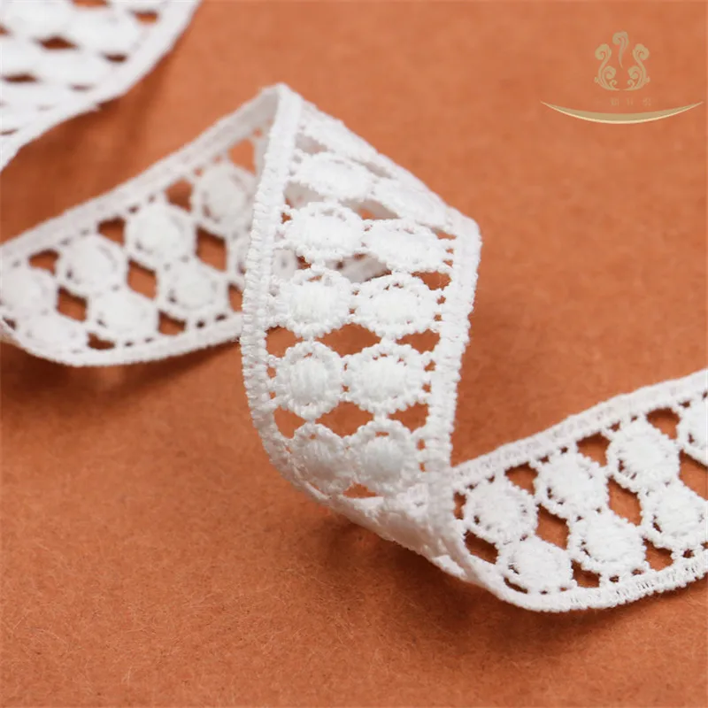 1 yard Pure White Color Net Lace Trim Milk silk Embroidered DIY Ribbon Sewing Decoration | Дом и сад
