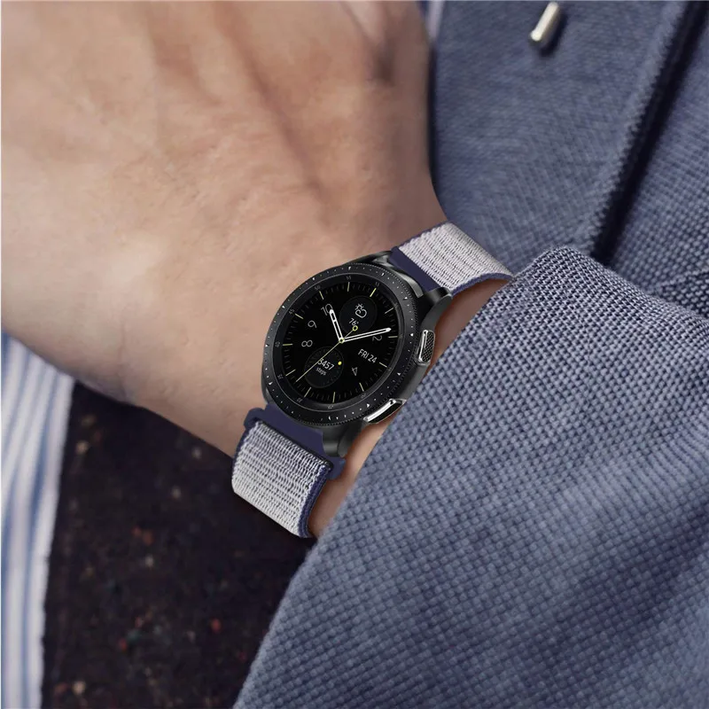 Нейлоновый спортивный ремешок для Samsung Galaxy Watch 42 мм/Galaxy Active/Gear S2 20 мм 22 46 мм/Gear