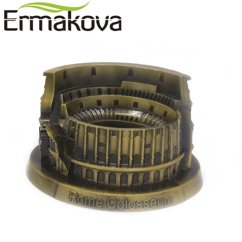ERMAKOVA металлическая римская Статуэтка Колизея итальянская статуя модель ремесла