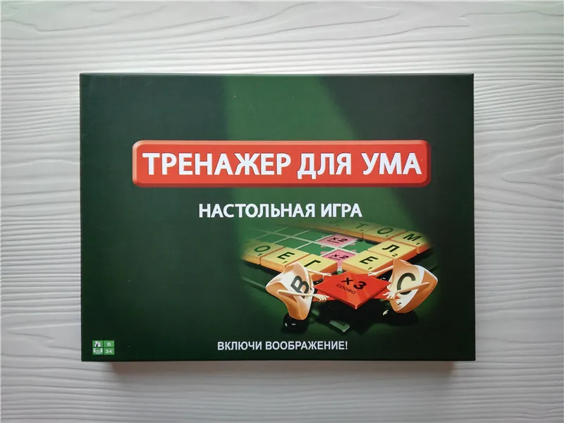 Качество Русский Эрудит игры кроссворд доска орфография игры Обучение Образование Настольная Игра Пазл головоломки SC-002