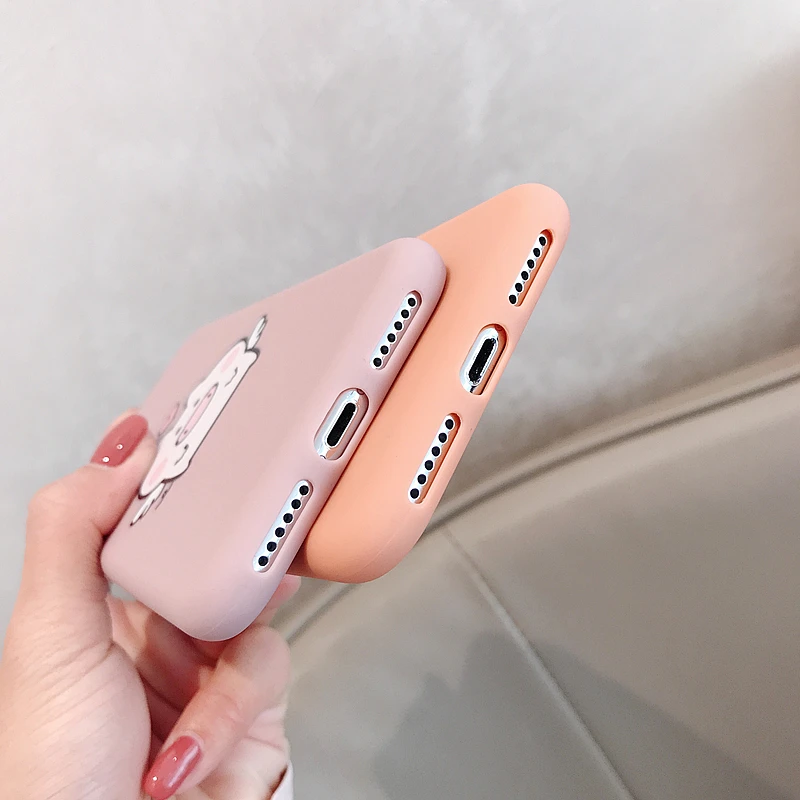 Чехол для iphone 6 s plue чехол xs max 7 мультяшный Мягкий силиконовый 8 plus X Xr