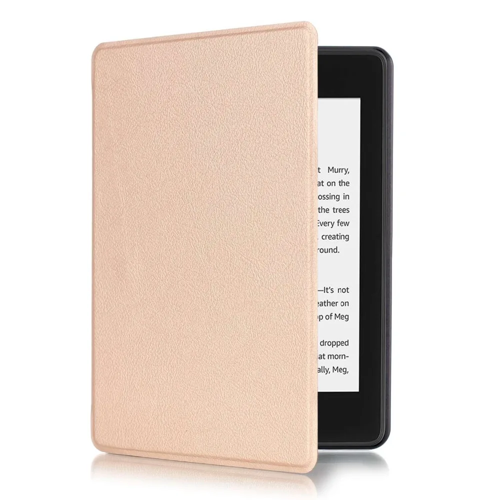 Чехол UTHAI для Amazon Kindle Paperwhite4, кожаный чехол для Kindle Paperwhite, чехол с функцией сна и пробуждения