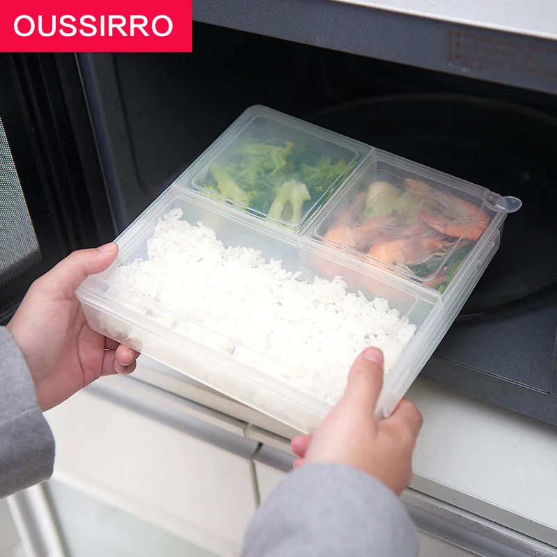 1 шт 1.5л отдельный холодильник crisper запечатанные коробки зерновые 3 сетки коробка