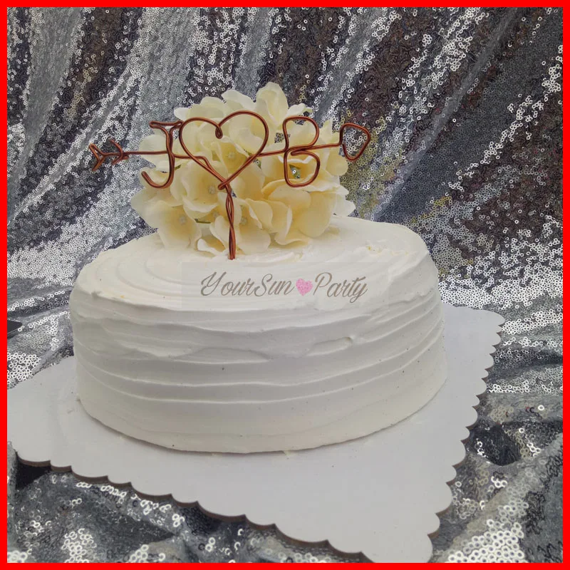 2017 Бесплатная доставка потертая шикарная медная проволока для торта