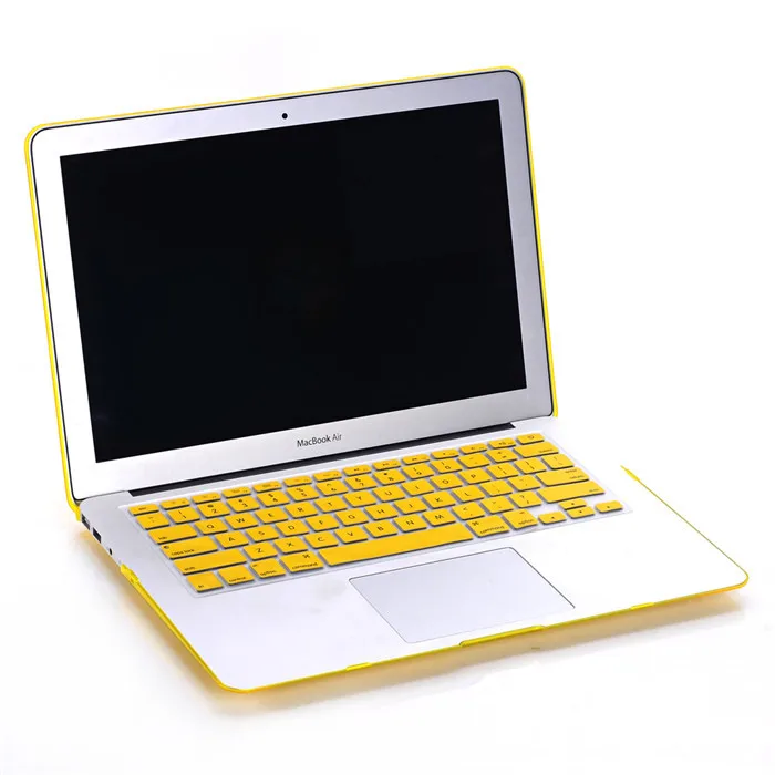 Прозрачный матовый жесткий чехол для mac macbook air pro retina дисплей 1" 12" 1" 15" дюймов+ крышка клавиатуры