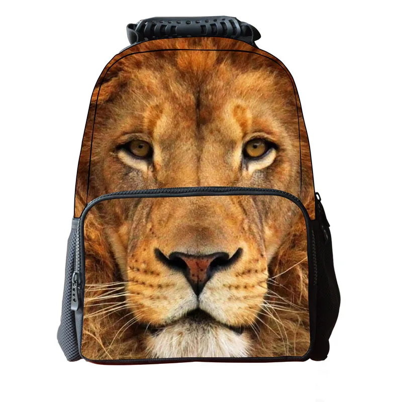 New 16 inch Waterproof Animal Dolphin Printing Backpack Large Capacity School Bags For Teenagers Men's Children Backpacks | Багаж и
