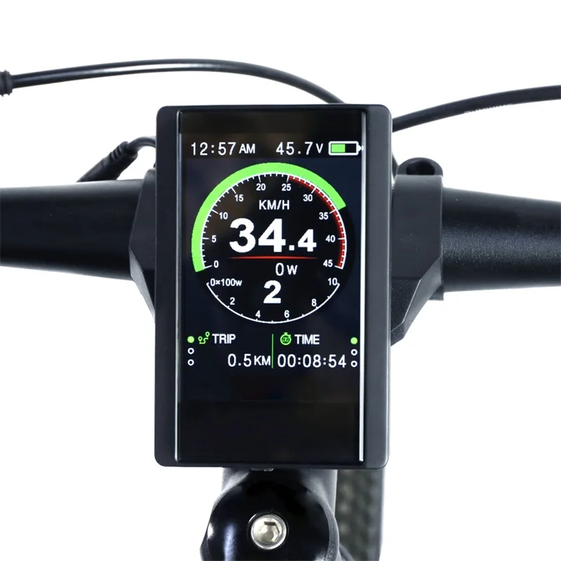 Новые яркие Экран Дисплей P850C Спидометр с 9 уровня парковка Assist для Bafang
