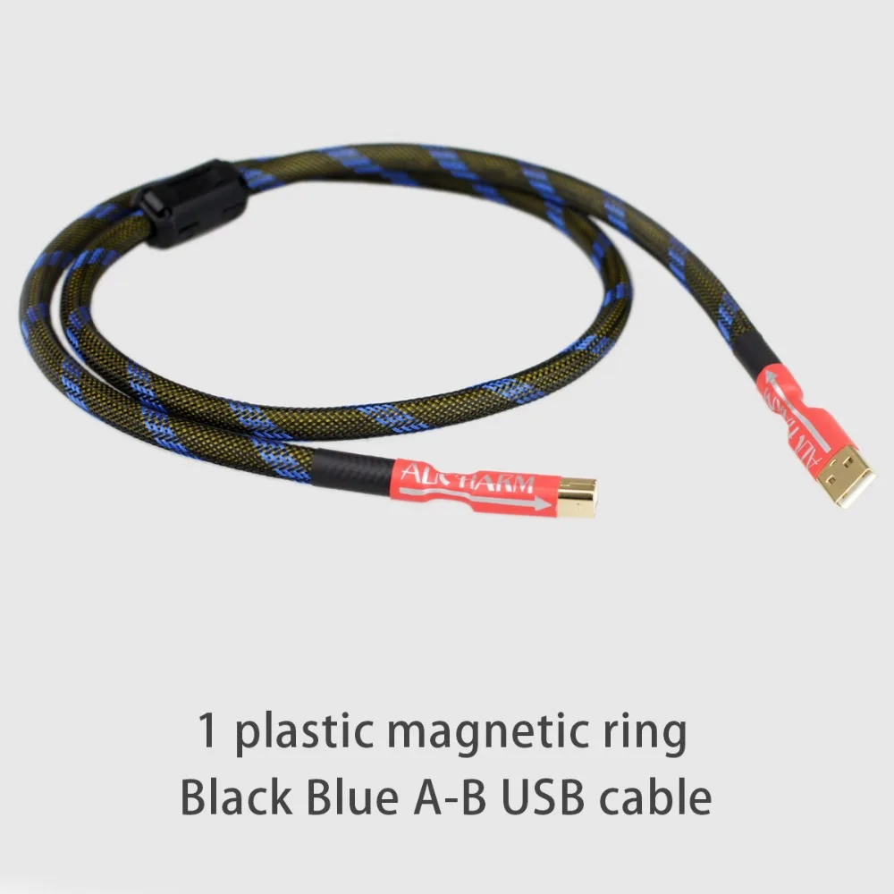 Аудиокабель HiFi USB тип А папа к B 2 0 кабель для декодера DAC звуковая карта передачи