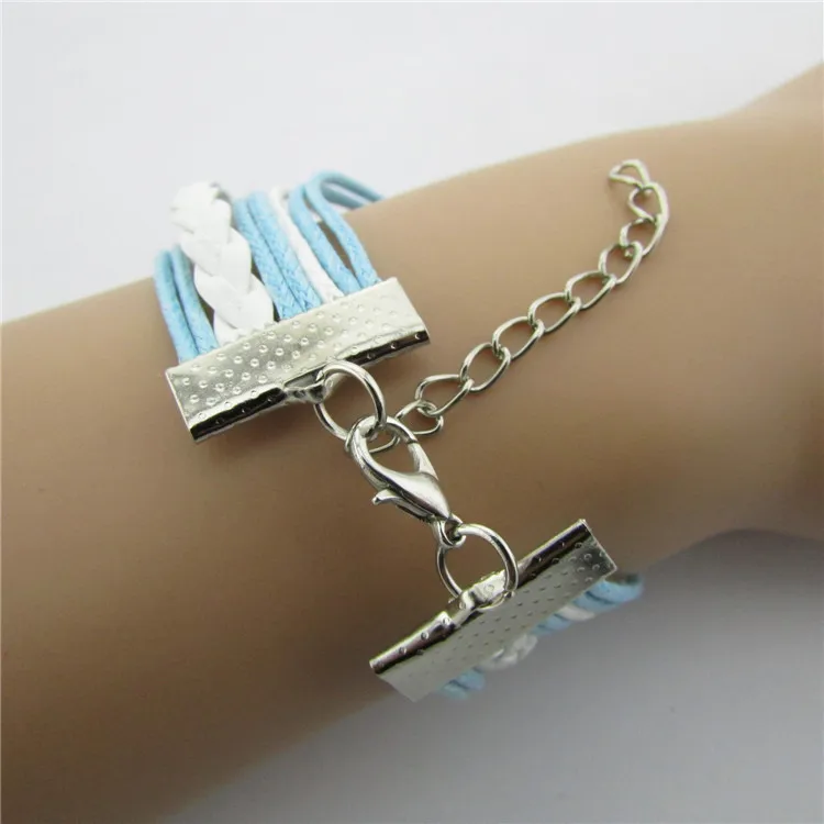 Модные ювелирные изделия в винтажном стиле Плетеный Anchors Rudder металлический